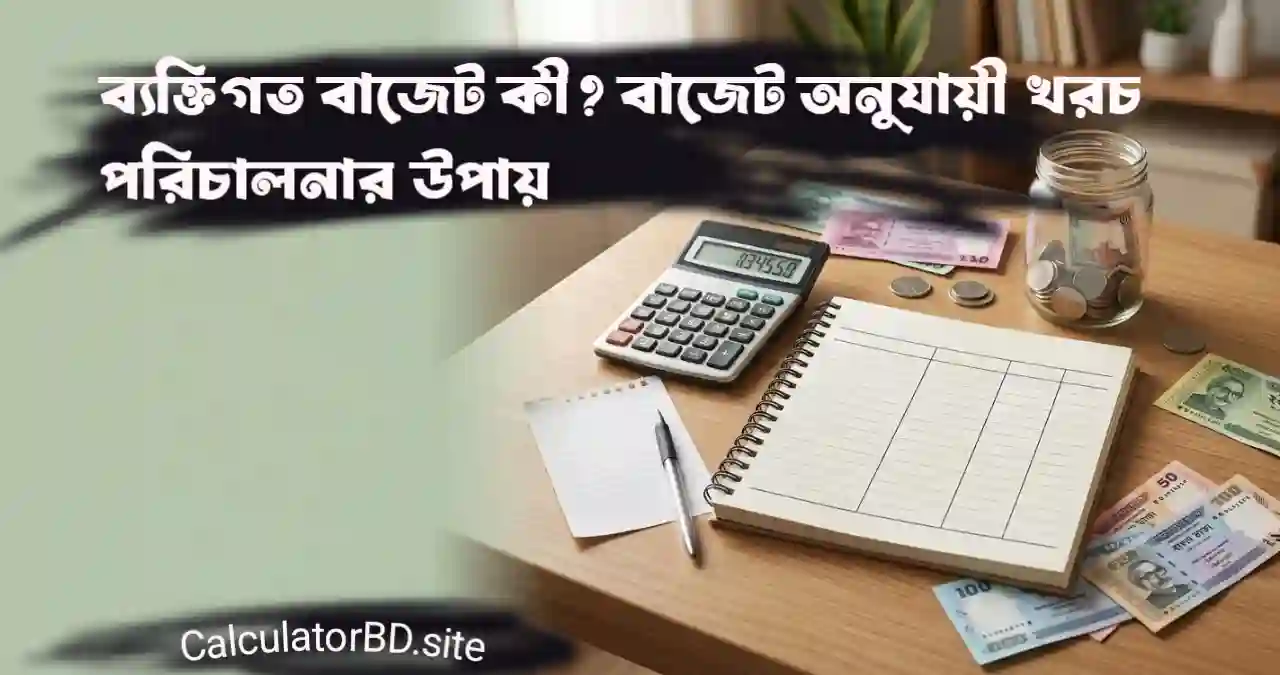 ব্যক্তিগত বাজেট কী? বাজেট অনুযায়ী খরচ পরিচালনার উপায়